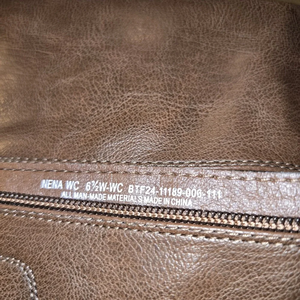 Barrington Nena WC Dark Brown Wide Shaft Knee High‎ Boots Women's 6.5W